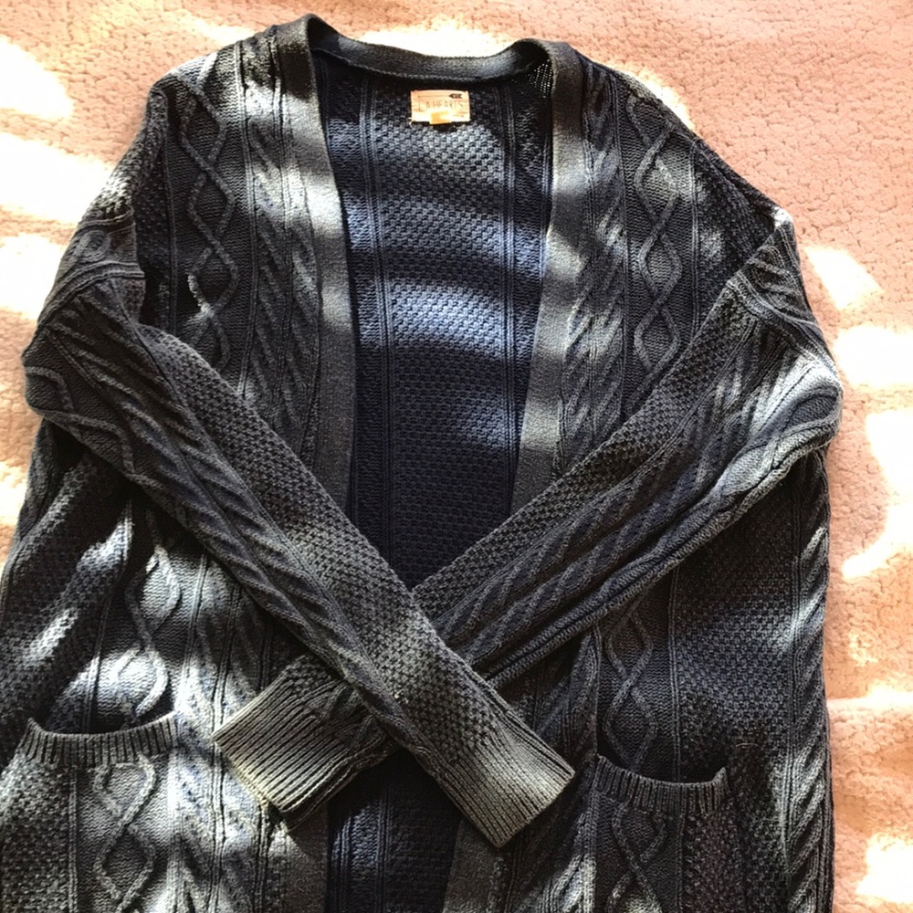 cable knit sweater